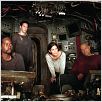 Matrix Reloaded : foto Andy Wachowski, Carrie-Anne Moss, Harold Perrineau, Keanu Reeves, Lana Wachowski