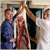 De Gronne slagtere : Foto Anders Thomas Jensen, Mads Mikkelsen, Nikolaj Lie Kaas