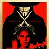 V de Vendetta : cartel Hugo Weaving, James McTeigue, Natalie Portman