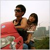 Ella, una joven china : foto Lu Huang, Xiaolu Guo