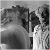 El artista y la modelo : foto Jean Rochefort