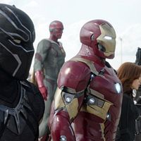 Capitán América: Civil War : Foto Chadwick Boseman, Paul Bettany, Robert Downey Jr., Scarlett Johansson