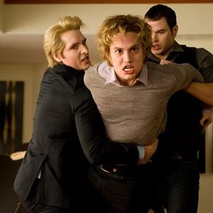 La saga Crepúsculo: Luna nueva : Foto Jackson Rathbone, Kellan Lutz, Peter Facinelli, Stephenie Meyer