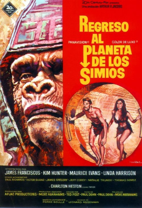 Regreso Al Planeta De Los Simios Película 1970 3562