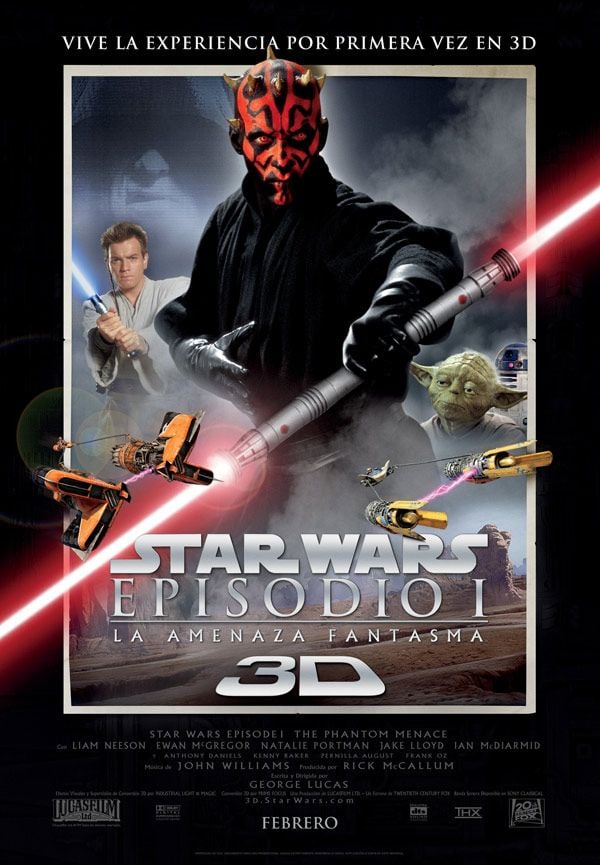 Cartel de Star Wars Episodio I