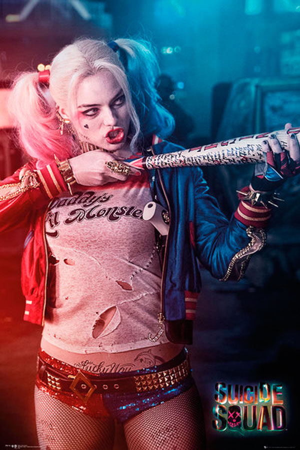 Escuadrón Suicida Margot Robbie Deslumbrante Como Harley Quinn En Los Nuevos Pósteres