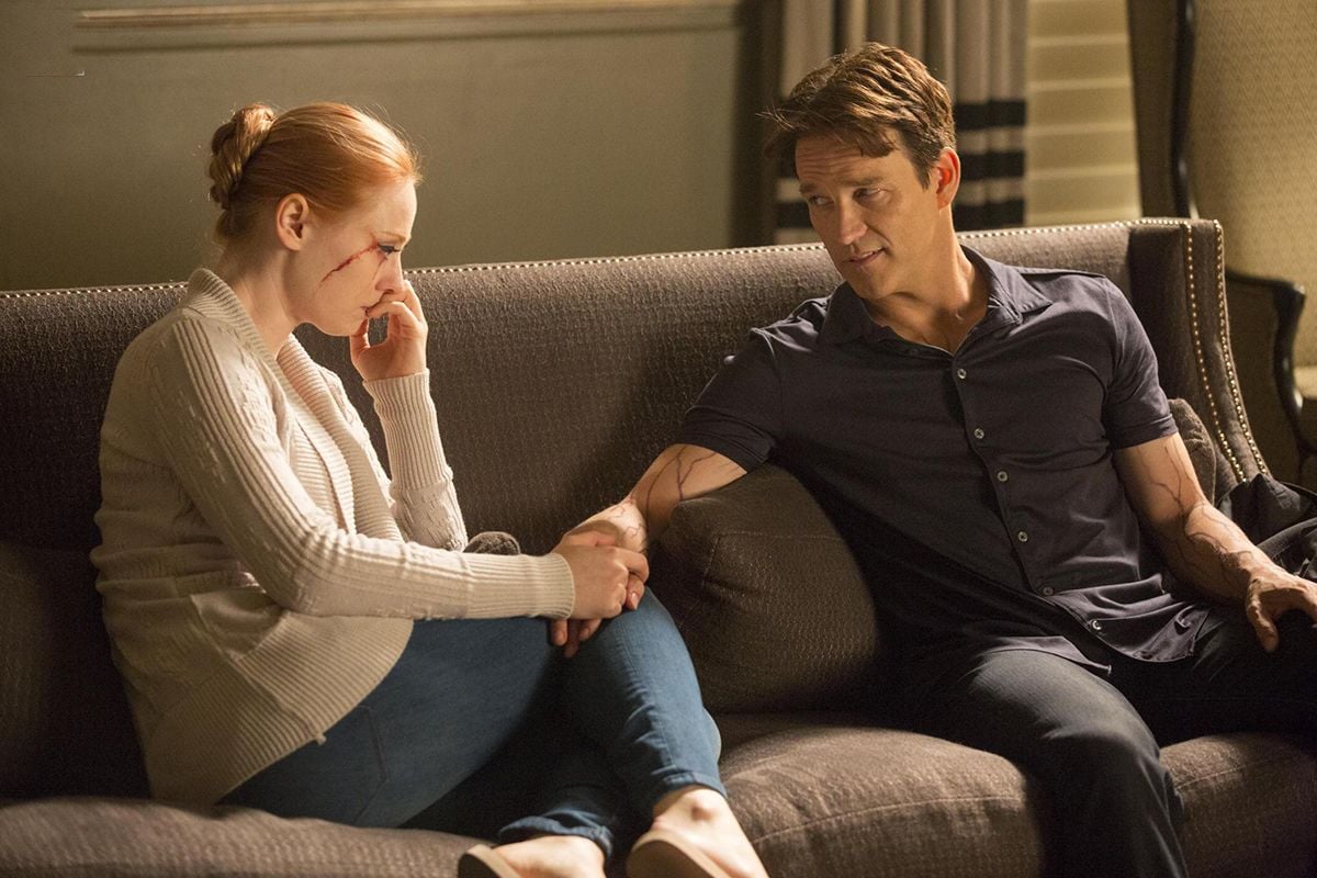 Films Et Séries Tv Avec Stephen Moyer True Blood (Sangre fresca): Foto Deborah Ann Woll, Stephen Moyer - 12