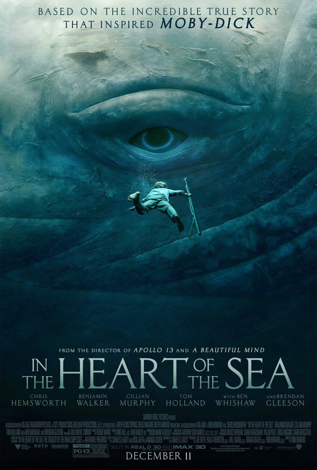 Cartel de En el corazón del mar Poster 2