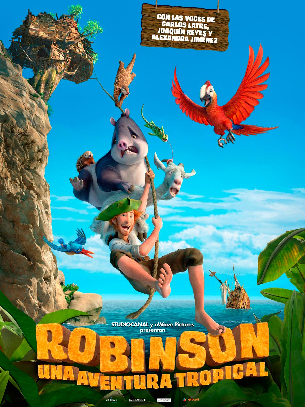 Robinson, una aventura tropical Película 2016