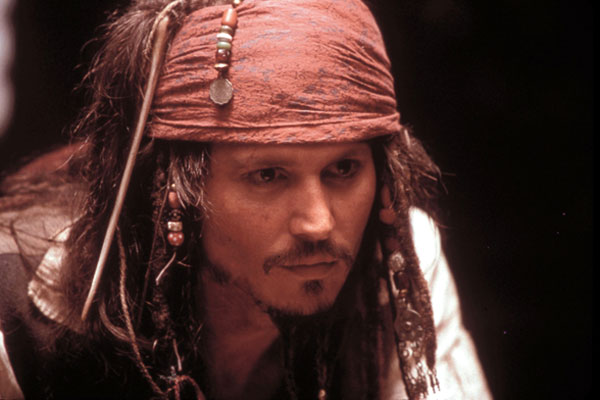 Piratas del Caribe: La maldición de la <b>Perla Negra</b> : Foto Johnny Depp - p1