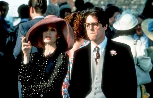Cuatro bodas y un funeral Foto Hugh Grant, Kristin Scott Thomas