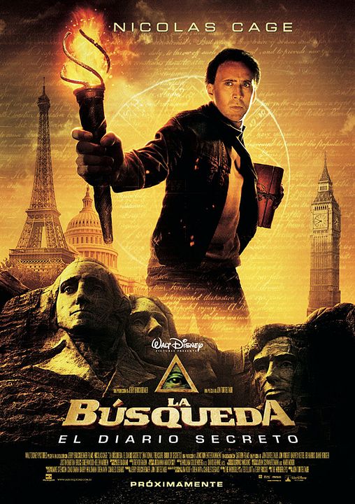 National Treasure 2004 Hindi Dual Audio 550MB BluRay 720p