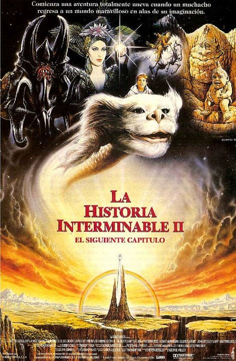 Cartel de La historia interminable II - El siguiente