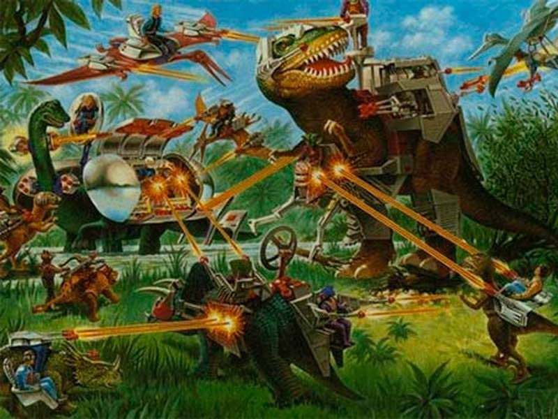 Batalla De Dinosaurios No Me Comas