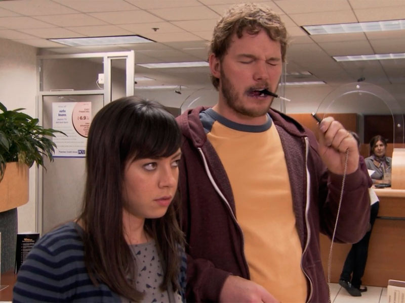 andy parks and rec hobbies