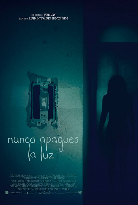 Nunca apagues la luz : Cartel