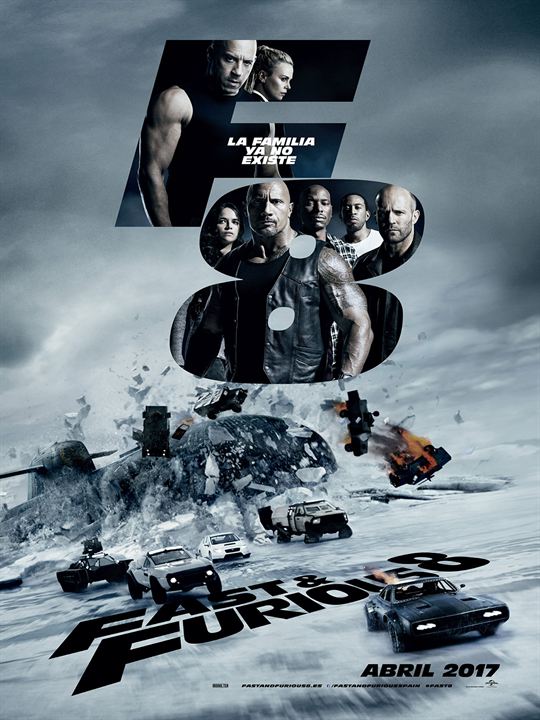 Resultado de imagen de fast & furious 8 poster