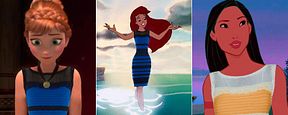 Las princesas Disney se ponen 'El vestido' Las princesas Disney se ponen 'El vestido'