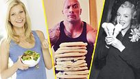 De las comilonas de Dwayne Johnson al ponche de huevo para desayunar de Marilyn Monroe. Analizamos las dietas de Hollywood De las comilonas de Dwayne Johnson al ponche de huevo para desayunar de Marilyn Monroe. Analizamos las dietas de Hollywood
