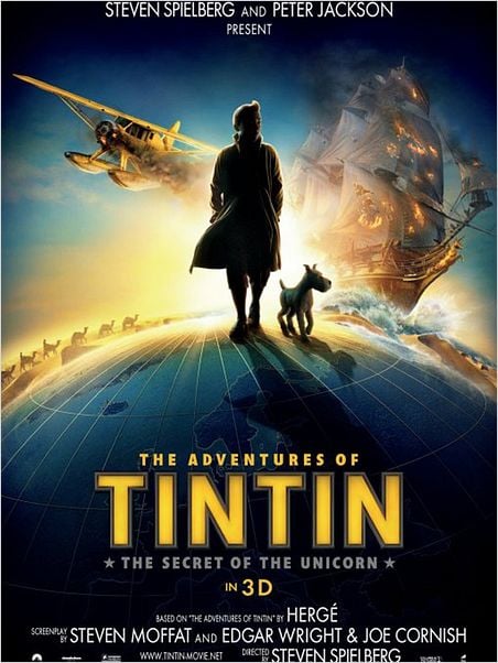 Las aventuras de Tintín: El secreto del unicornio : cartel