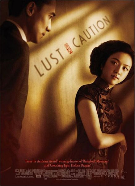 Deseo, peligro : Cartel Ang Lee, Joan Chen, Tony Leung Chiu Wai