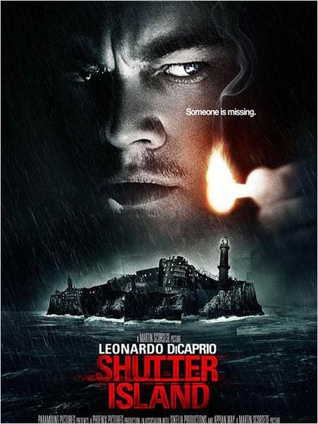 Shutter Island : cartel Leonardo DiCaprio, Martin Scorsese