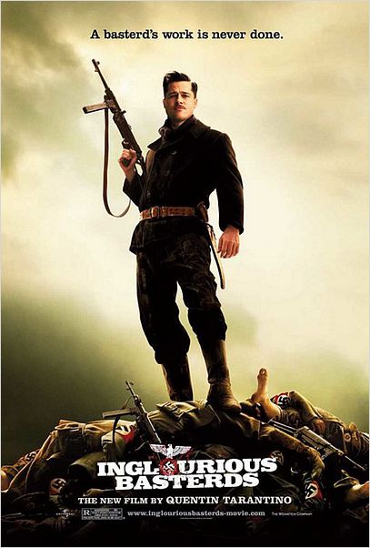 Malditos bastardos : cartel Brad Pitt, Quentin Tarantino