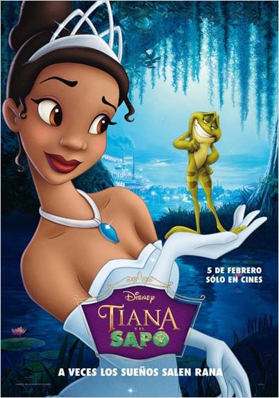 Tiana y el sapo : cartel