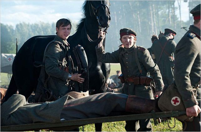 War Horse (Caballo de batalla) : Foto David Kross, Leonard Carow, Steven Spielberg