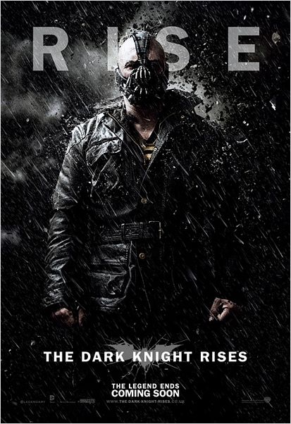 El caballero oscuro. La leyenda renace : Cartel Christopher Nolan, Tom Hardy