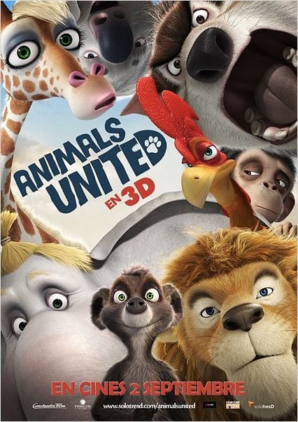 Animals United en 3D : cartel