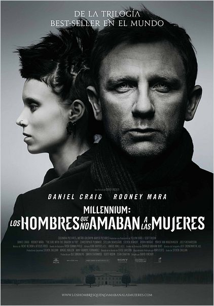 Millennium: Los hombres que no amaban a las mujeres : cartel