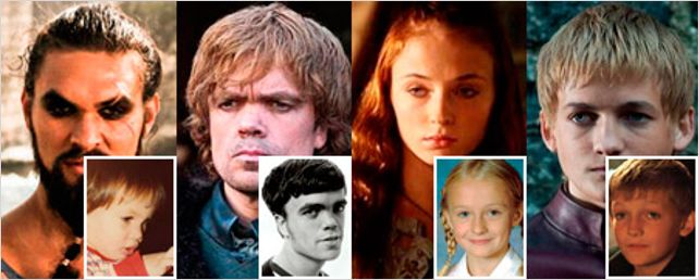 'Juego de tronos', antes y ahora. Los actores cuando eran jóvenes