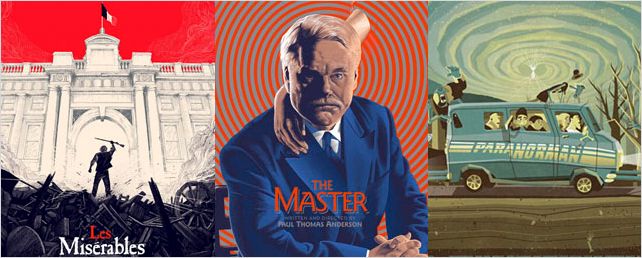 Chulísimos póster de Los Oscar: ¡'The Master', 'Los Miserables' y 'El alucinante mundo de Norman'!