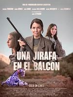 Cartel de Una jirafa en el balcón