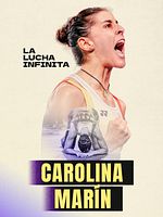 Cartel de Carolina Marín. La lucha infinita