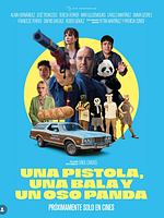 Cartel de Una pistola, una bala y un oso panda