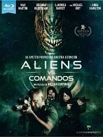 Cartel de Aliens vs. Comandos