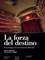 Cartel de La Forza del Destino desde el Teatro alla Scala