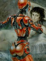 Cartel de Fantasy Art. Luis Royo, Romulo Royo, Goya