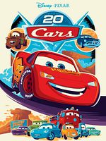 Cartel de Cars: 20 aniversario