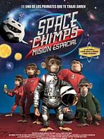 Cartel de Space Chimps: Misión espacial