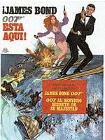 Cartel de 007 Al servicio secreto de su Majestad