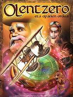 Cartel de Olentzero y la hora de los regalos