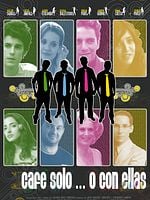 Cartel de Café solo o con ellas