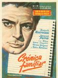 Cartel de Crónica familiar