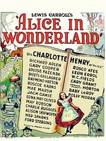 Cartel de Alicia en el País de las Maravillas