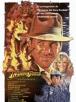 Cartel de Indiana Jones y el templo maldito