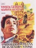 Cartel de La primavera romana de la Sra. Stone