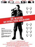 Cartel de De mayor quiero ser soldado